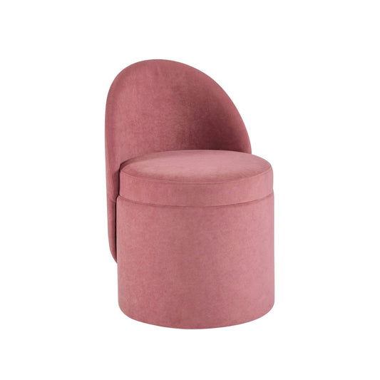 Primrose Dressing Table Storage Stool - Pink - DUSK