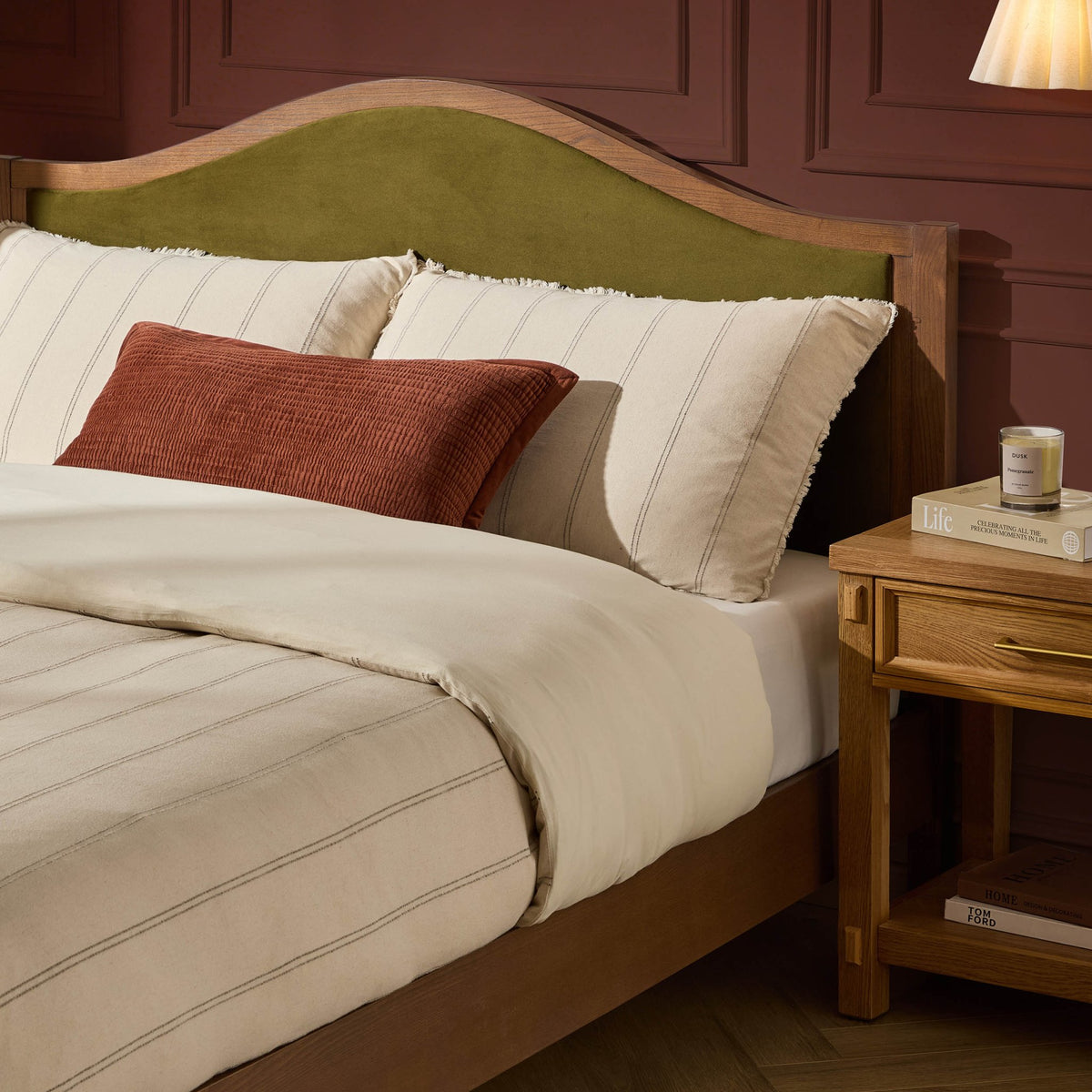 Provence Bed Frame - Rich Green - DUSK