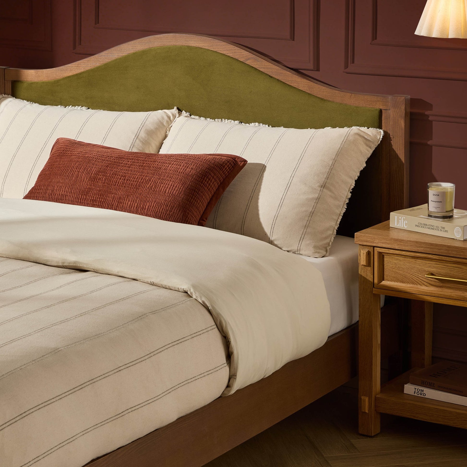 Provence Bed Frame - Rich Green - DUSK