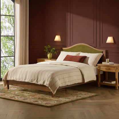 Provence Bed Frame - Rich Green - DUSK