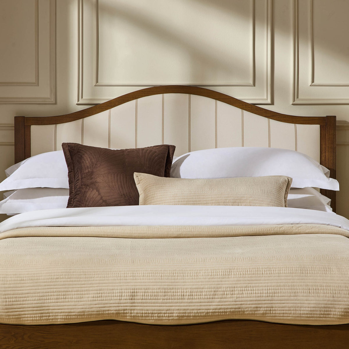 Provence Bed Frame - Thin Natural Stripe - DUSK