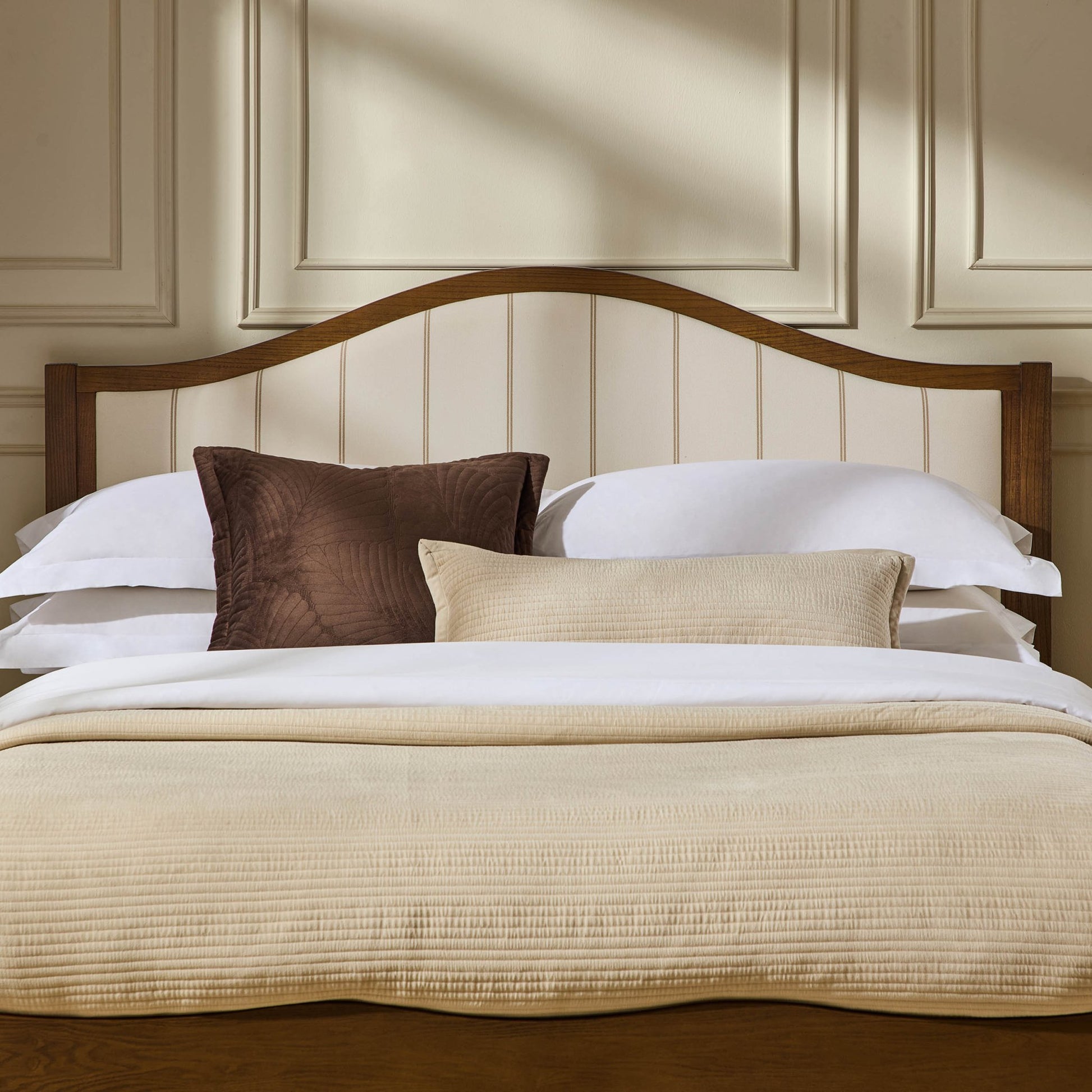 Provence Bed Frame - Thin Natural Stripe - DUSK