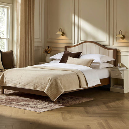 Provence Bed Frame - Thin Natural Stripe - DUSK