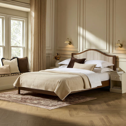 Provence Bed Frame - Thin Natural Stripe - DUSK