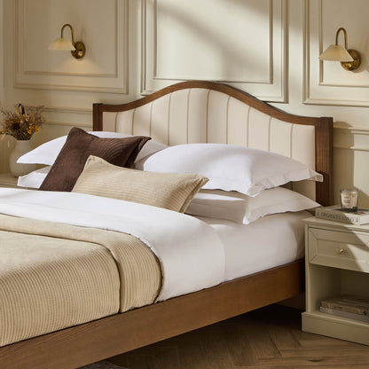 Provence Bed Frame - Thin Natural Stripe - DUSK