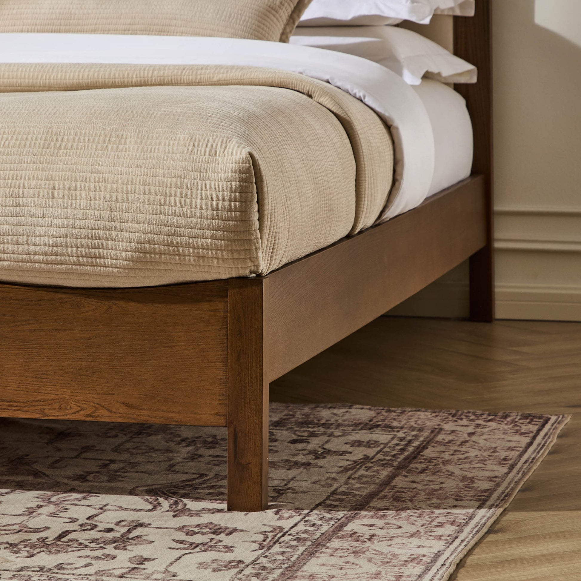 Provence Bed Frame - Thin Natural Stripe - DUSK