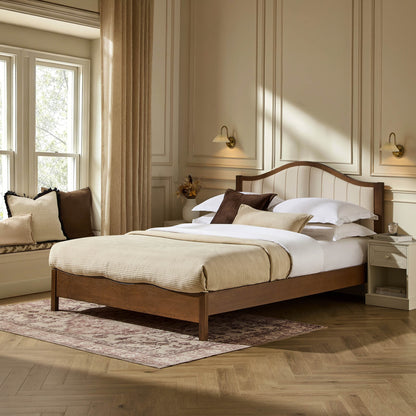 Provence Bed Frame - Thin Natural Stripe - DUSK