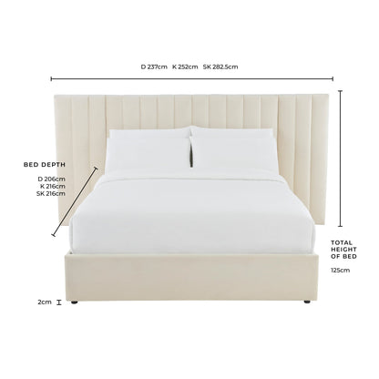Providence Ottoman Bed - Taupe - DUSK