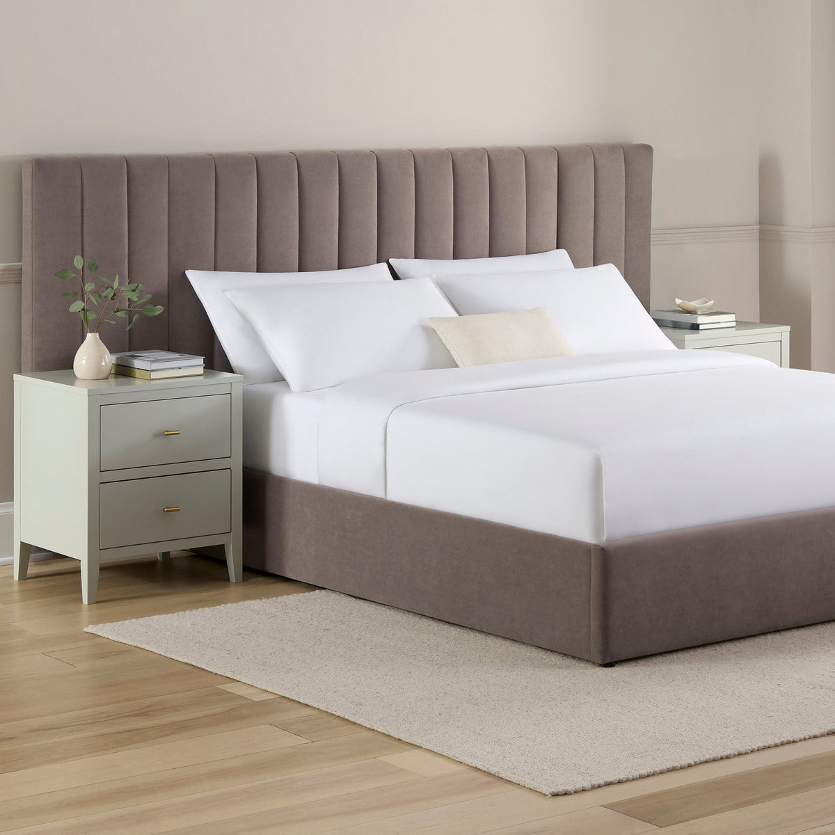 Providence Ottoman Bed - Taupe - DUSK