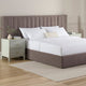 Providence Ottoman Bed - Taupe - DUSK