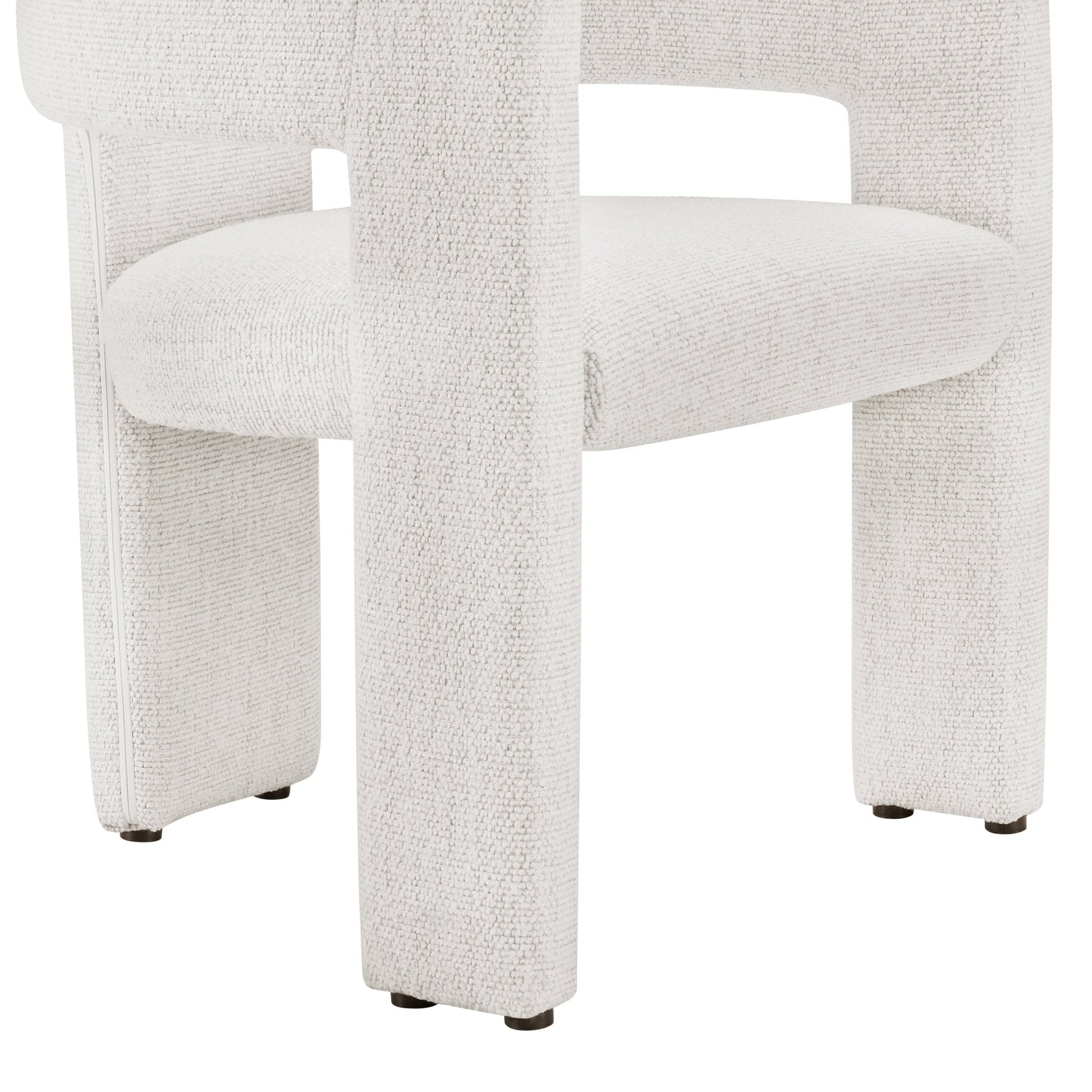 Quinn Chair - Ivory Boucle - DUSK