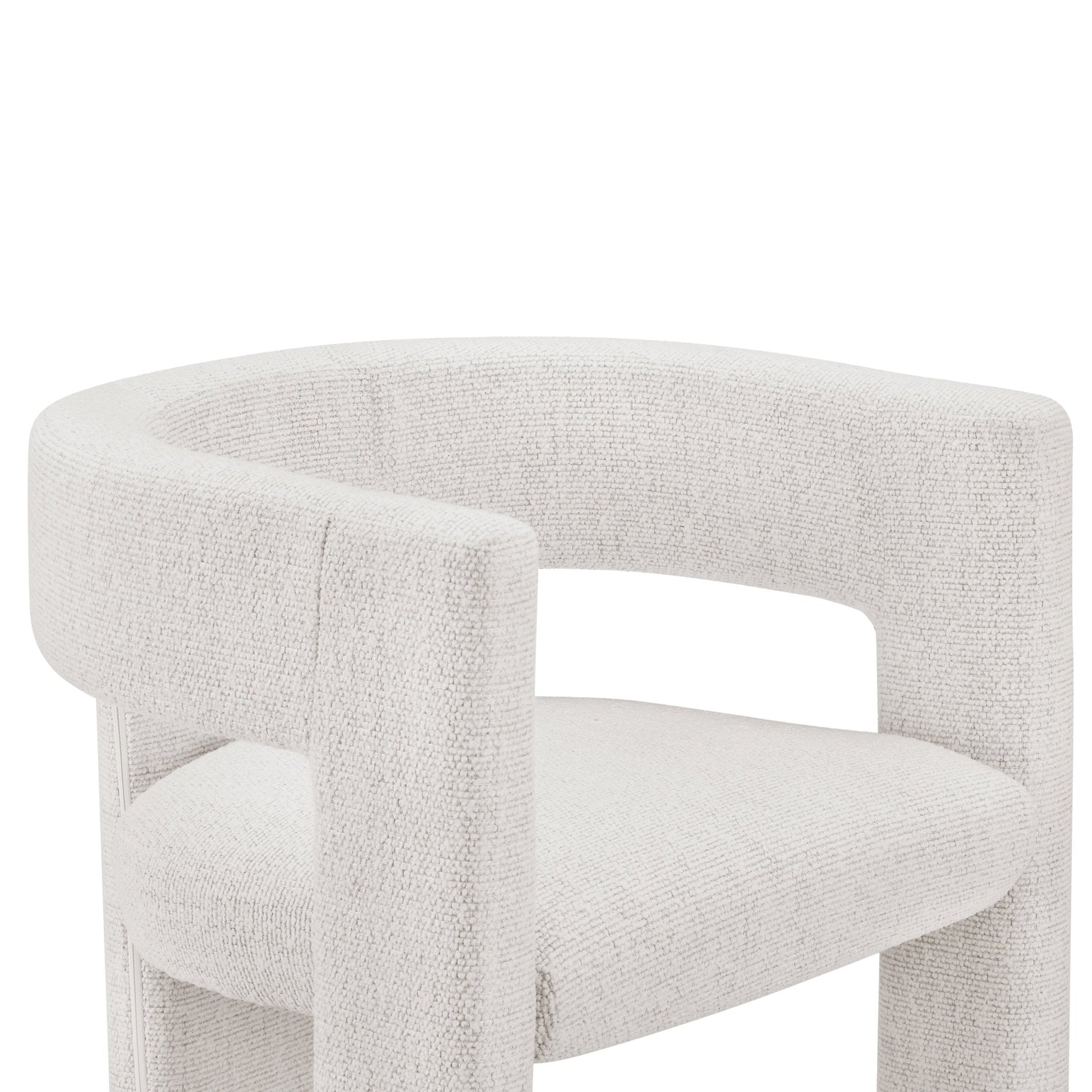 Quinn Chair - Ivory Boucle - DUSK