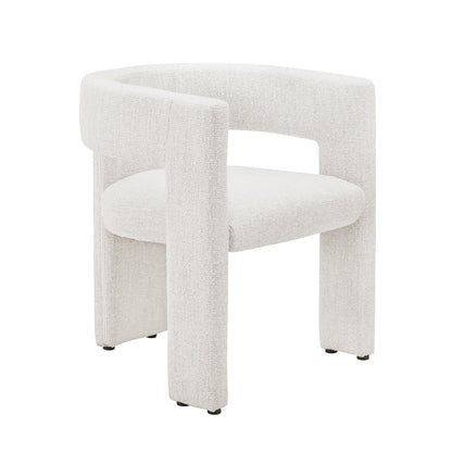 Quinn Chair - Ivory Boucle - DUSK