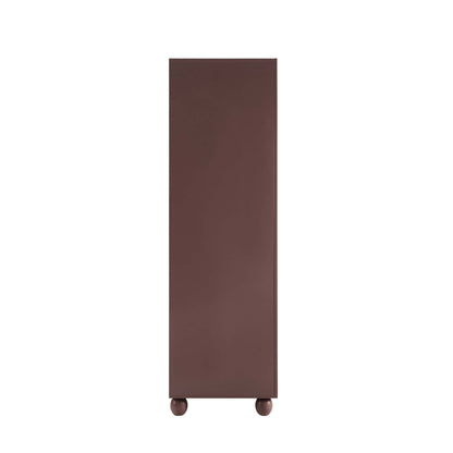 Rachel Arch Front 3 Door Wardrobe - Mocha - DUSK