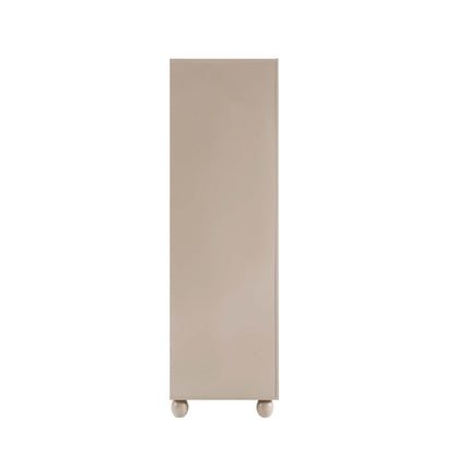 Rachel Arch Front 3 Door Wardrobe - Taupe - DUSK