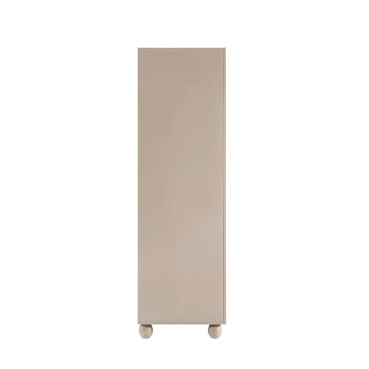 Rachel Arch Front 3 Door Wardrobe - Taupe - DUSK
