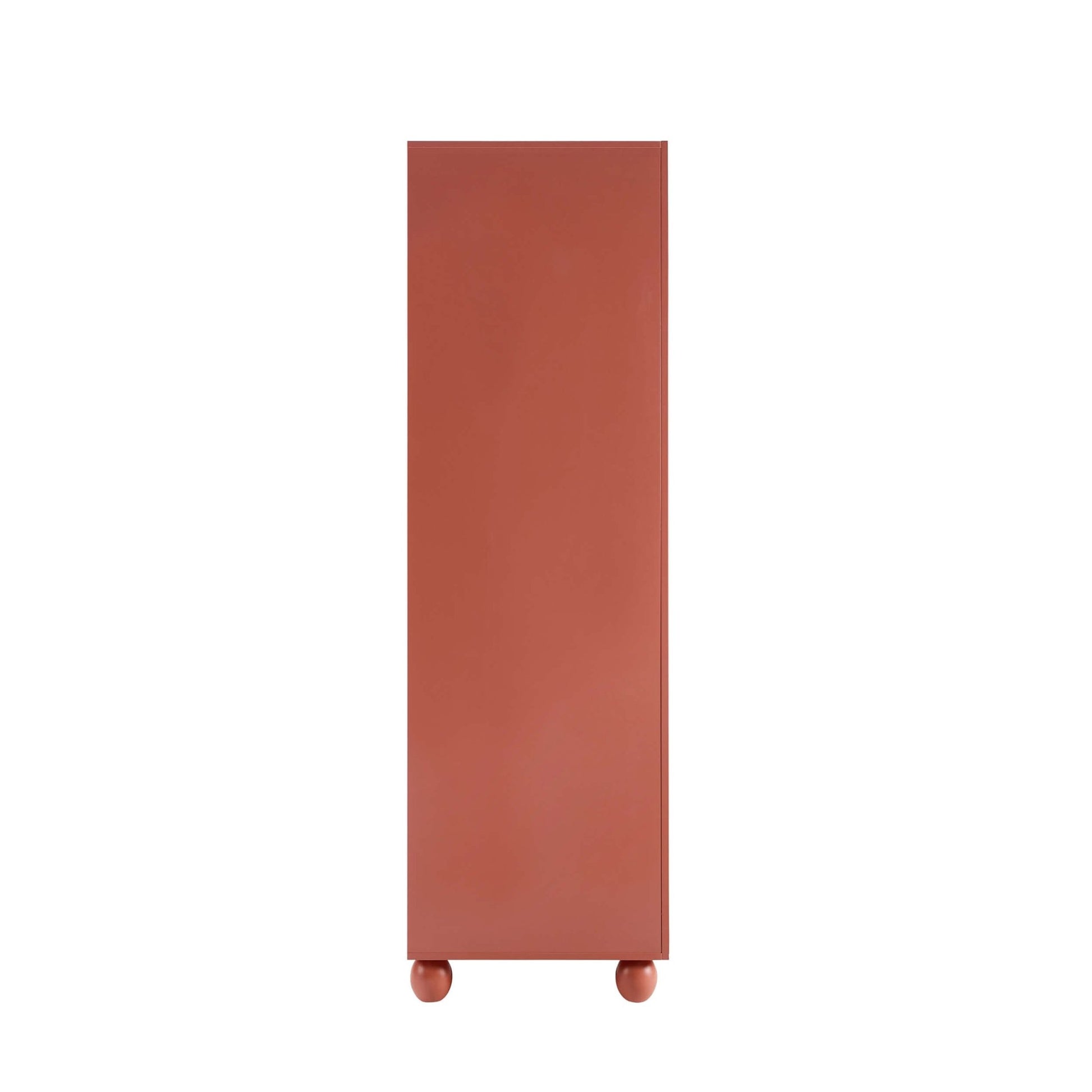 Rachel Arch Front 3 Door Wardrobe - Terracotta - DUSK