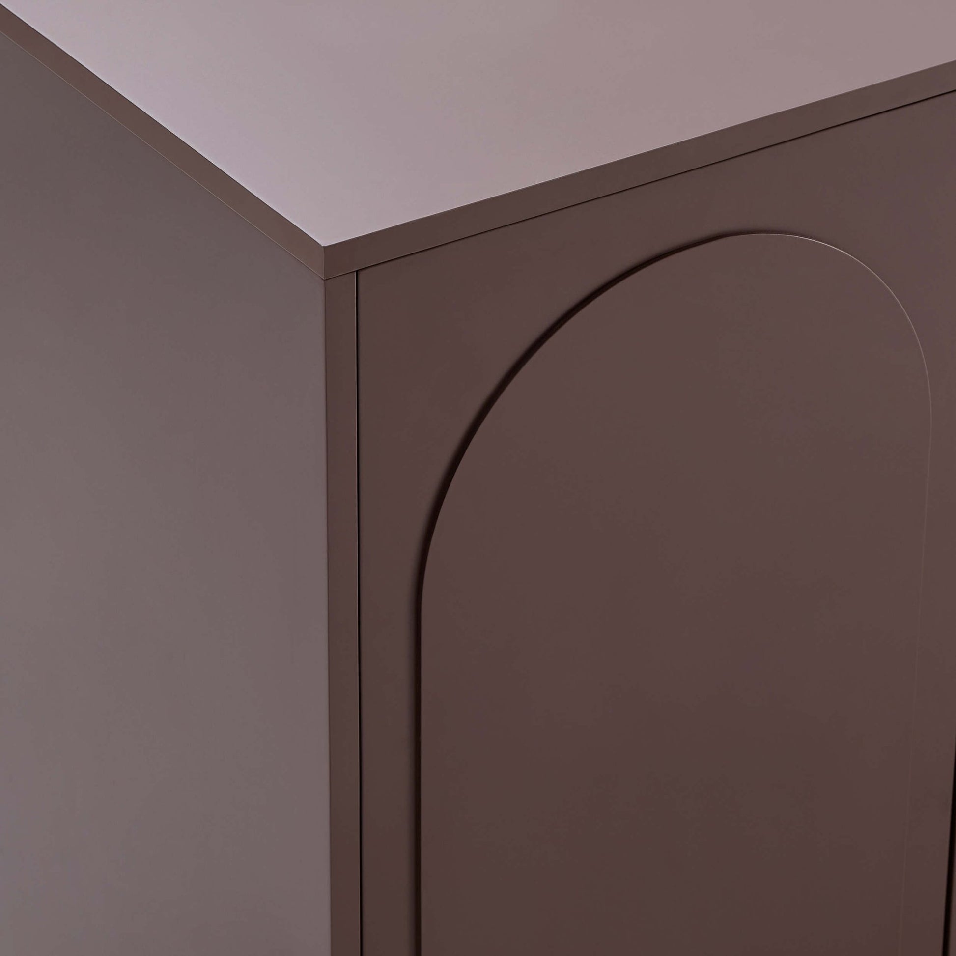Rachel Arch Front 4 Door Sideboard - Mocha - DUSK