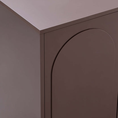 Rachel Arch Front 4 Door Sideboard - Mocha - DUSK