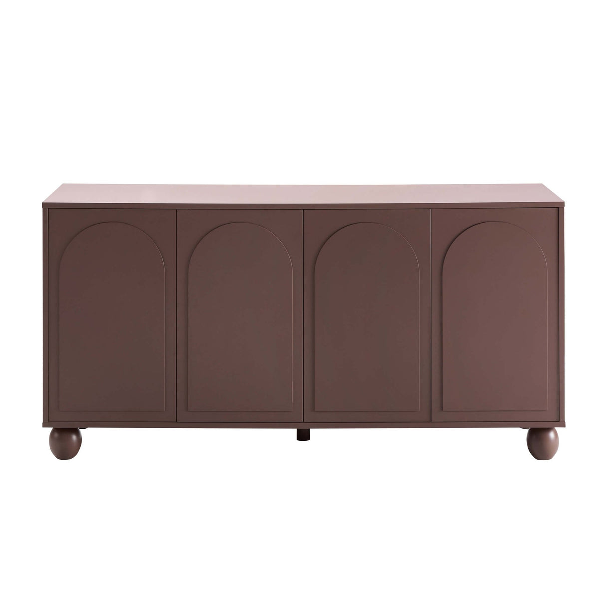 Rachel Arch Front 4 Door Sideboard - Mocha - DUSK