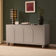 Rachel Arch Front 4 Door Sideboard - Taupe - DUSK