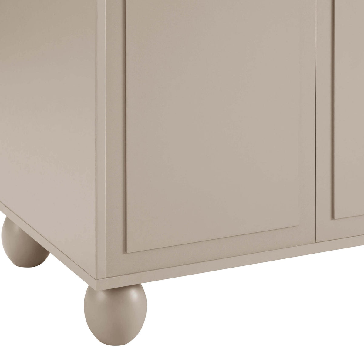 Rachel Arch Front 4 Door Sideboard - Taupe - DUSK