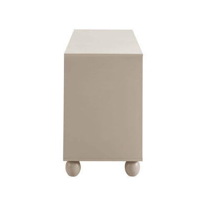 Rachel Arch Front 4 Door Sideboard - Taupe - DUSK
