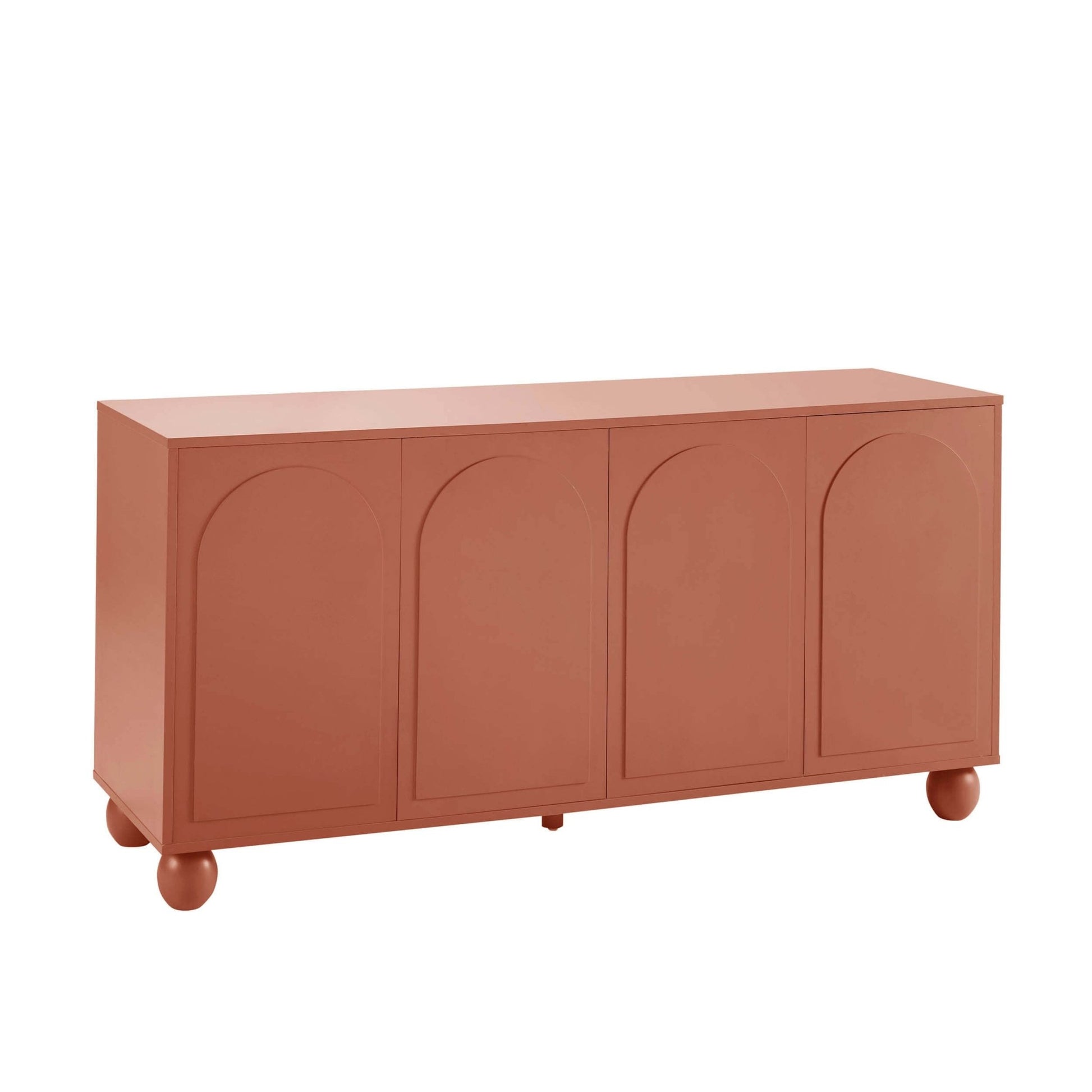 Rachel Arch Front 4 Door Sideboard - Terracotta - DUSK