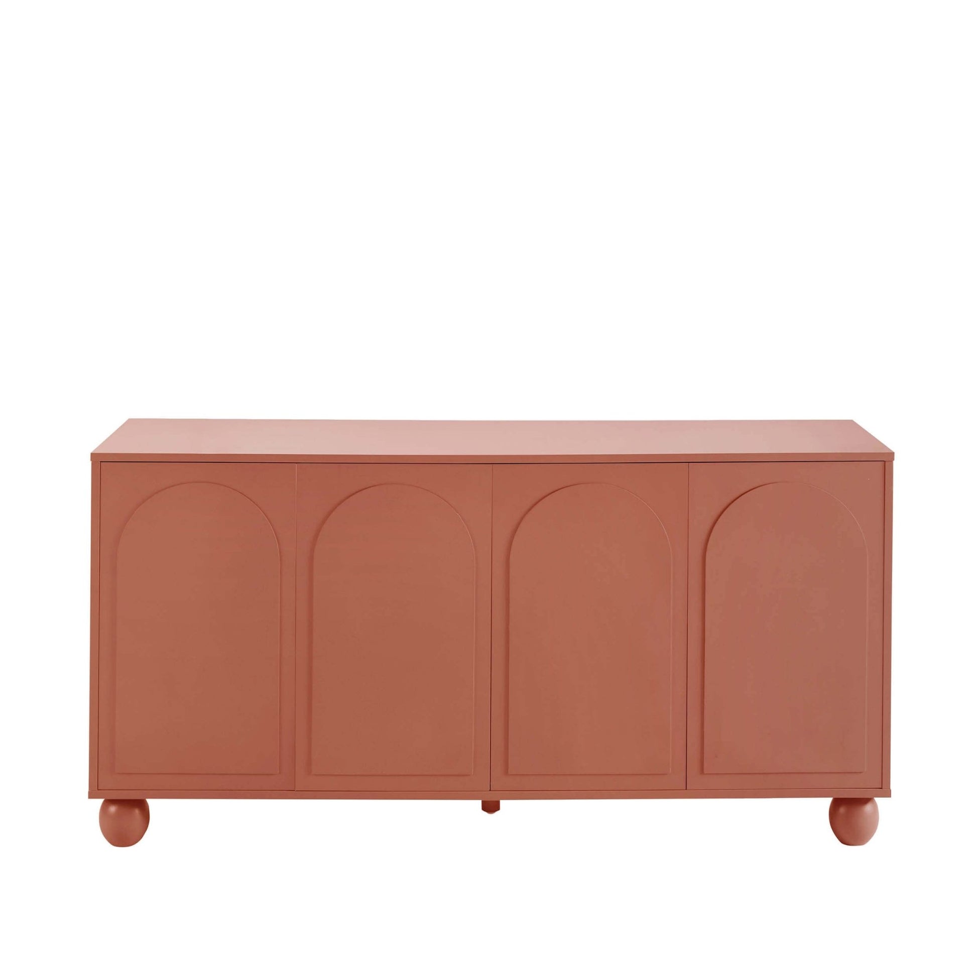 Rachel Arch Front 4 Door Sideboard - Terracotta - DUSK
