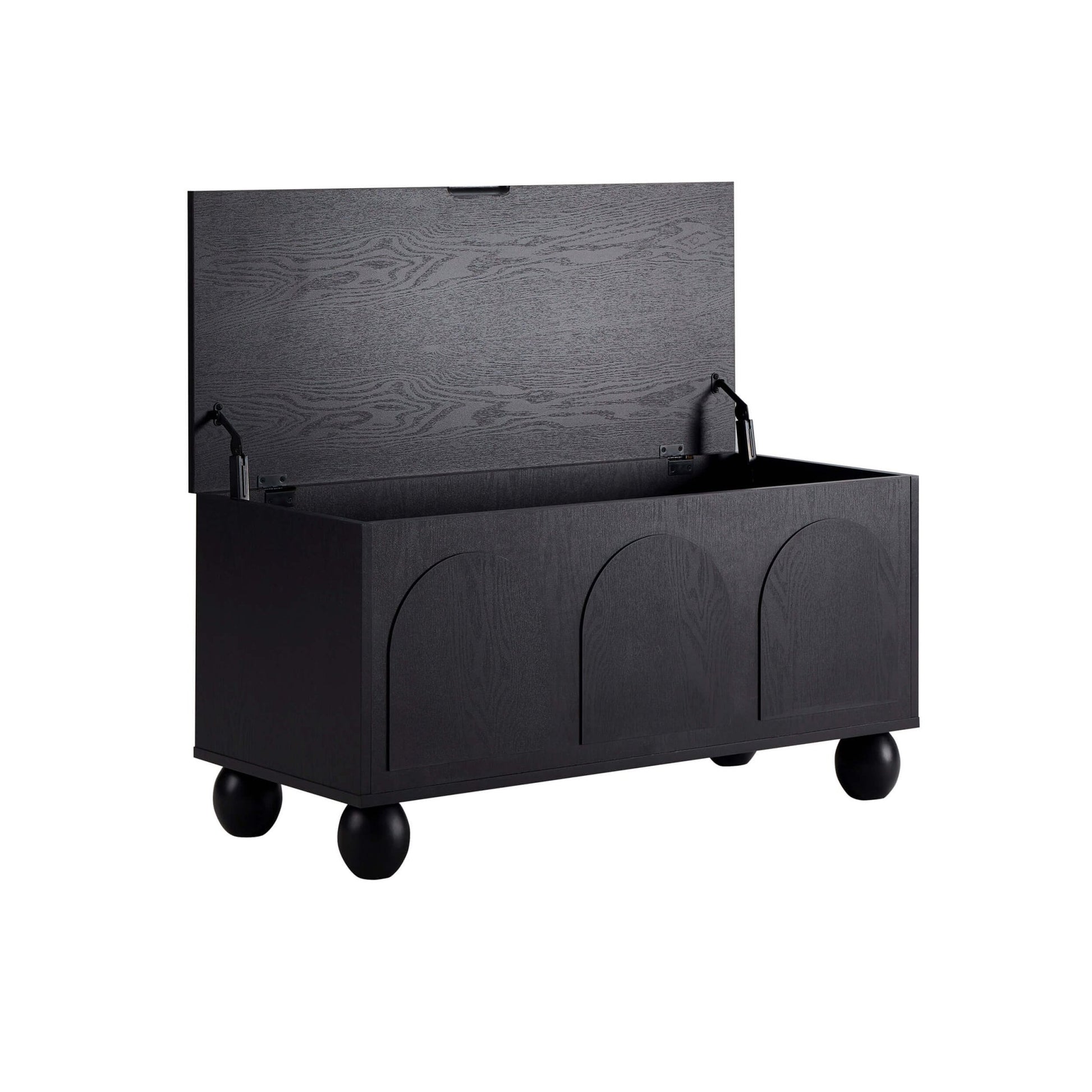 Rachel Arch Front Seated Storage - Black - DUSK