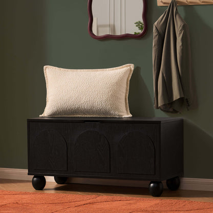 Rachel Arch Front Seated Storage - Black - DUSK