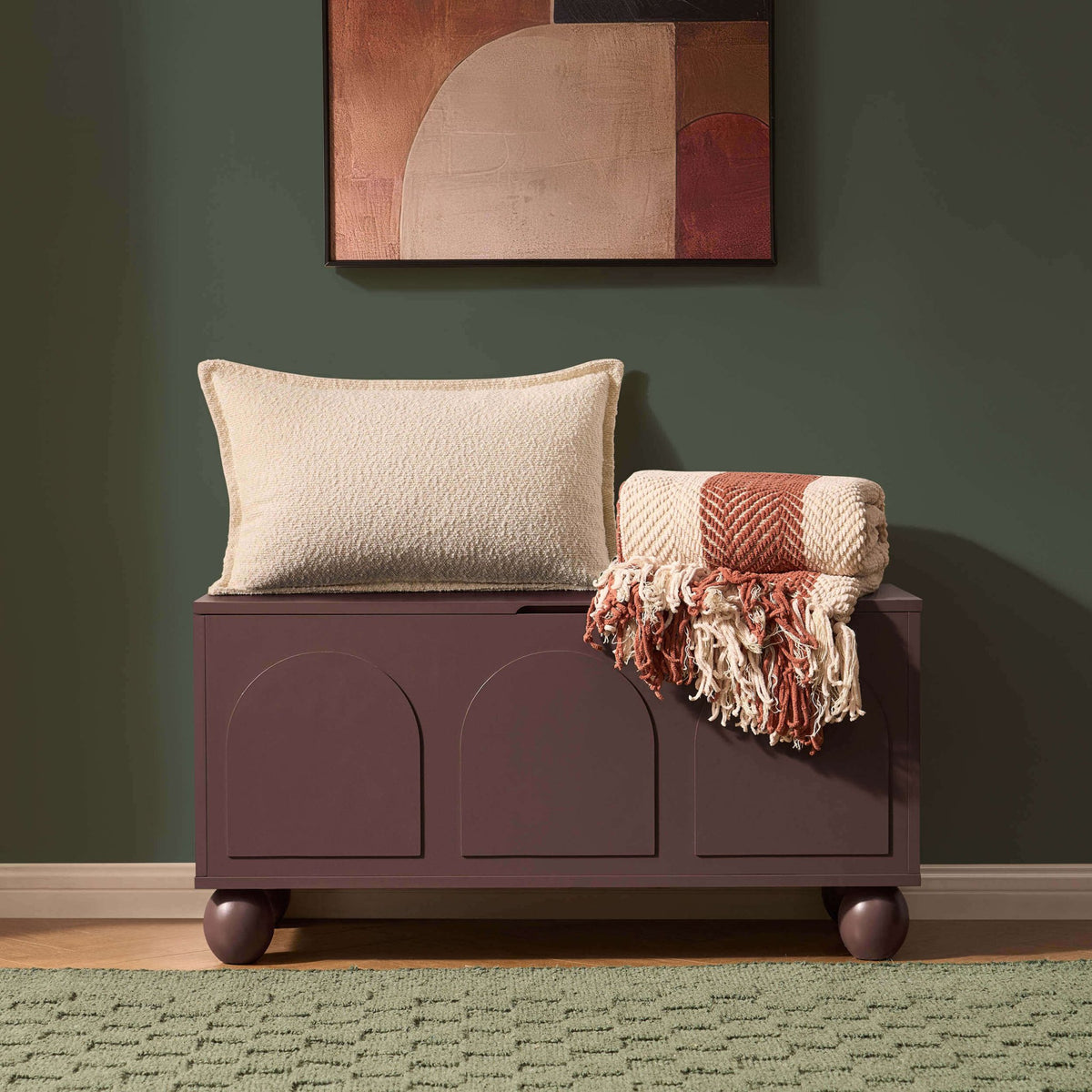 Rachel Arch Front Seated Storage - Mocha - DUSK