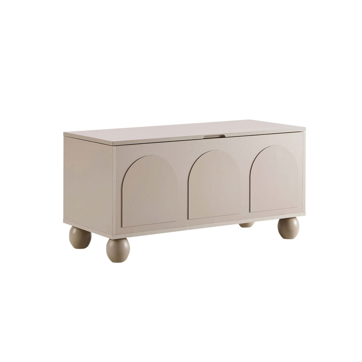 Rachel Arch Front Seated Storage - Taupe - DUSK