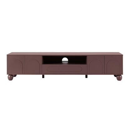 Rachel Arch Front Tv Unit for TVs up to 75" - Mocha - DUSK