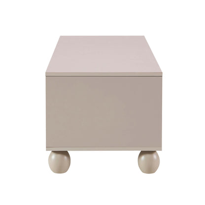 Rachel Arch Front Tv Unit for TVs up to 75" - Taupe - DUSK