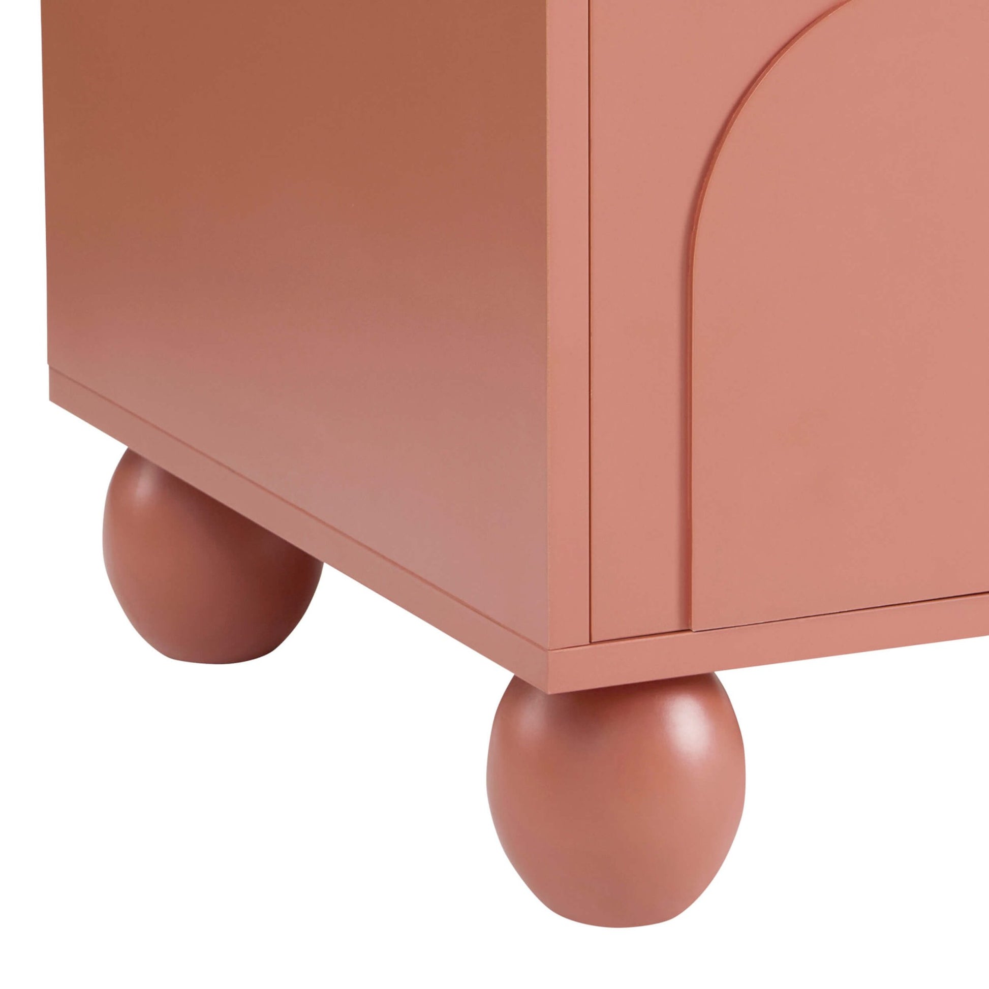 Rachel Arch Front Tv Unit for TVs up to 75" - Terracotta - DUSK