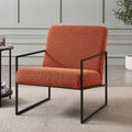 Rae Accent Chair - Boucle Rust - DUSK