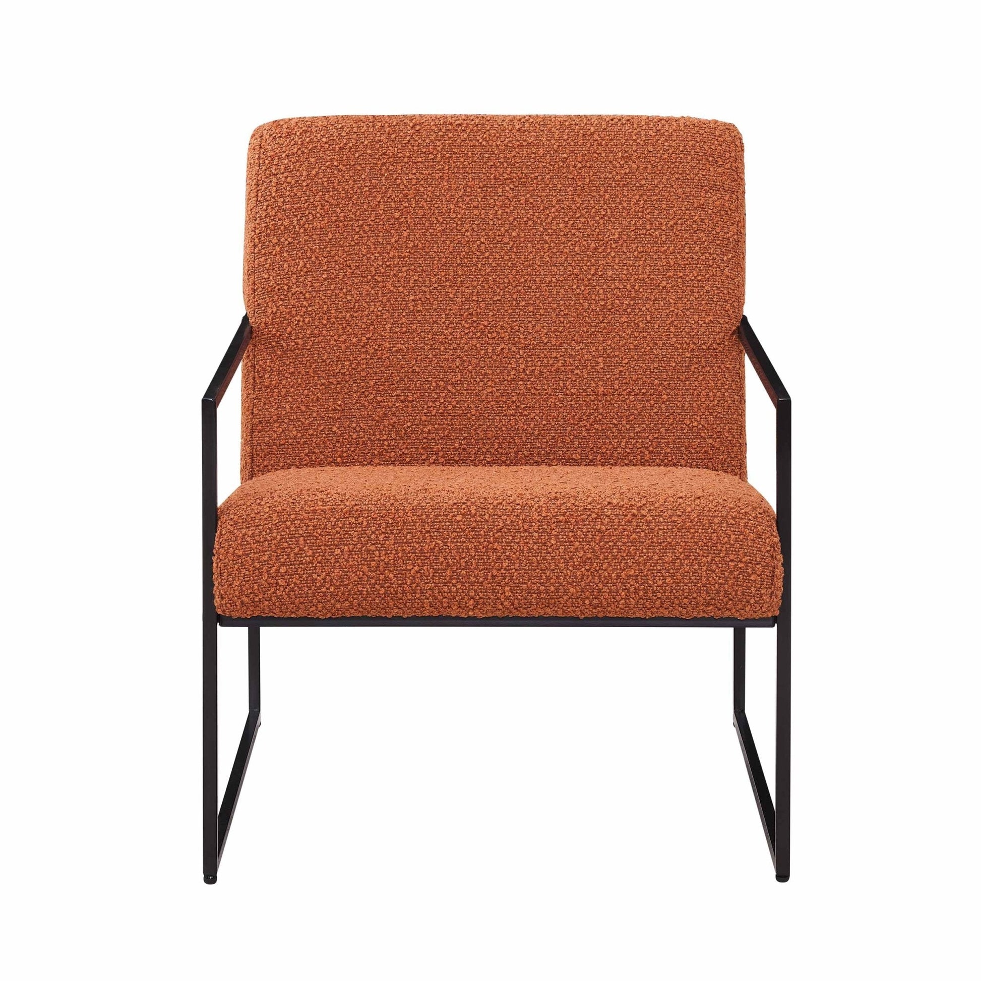 Rae Accent Chair - Boucle Rust - DUSK