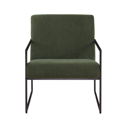 Rae Accent Chair - Dark Olive - DUSK