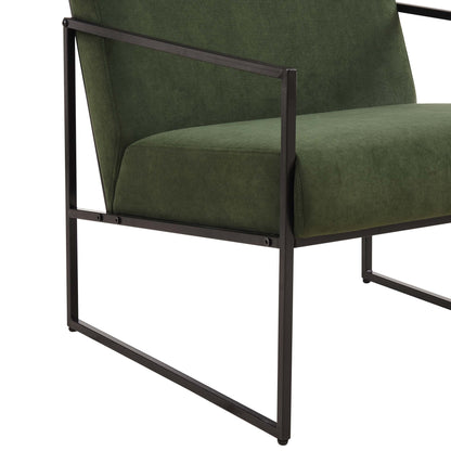 Rae Accent Chair - Dark Olive - DUSK