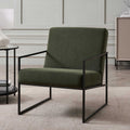 Rae Accent Chair - Dark Olive - DUSK