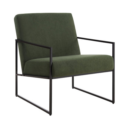 Rae Accent Chair - Dark Olive - DUSK