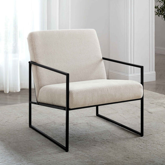 Rae Accent Chair - Light Beige - DUSK