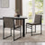 Rae Set of 2 Dining Chairs - Velvet - Dark Taupe - DUSK