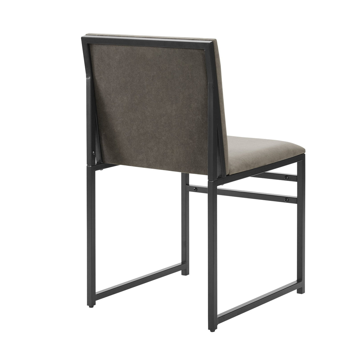 Rae Set of 2 Dining Chairs - Velvet - Dark Taupe - DUSK