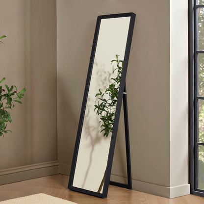 Rectangle Free Standing Mirror - Black - DUSK