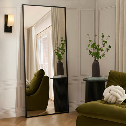 Rectangle Full Length Mirror - Black - DUSK