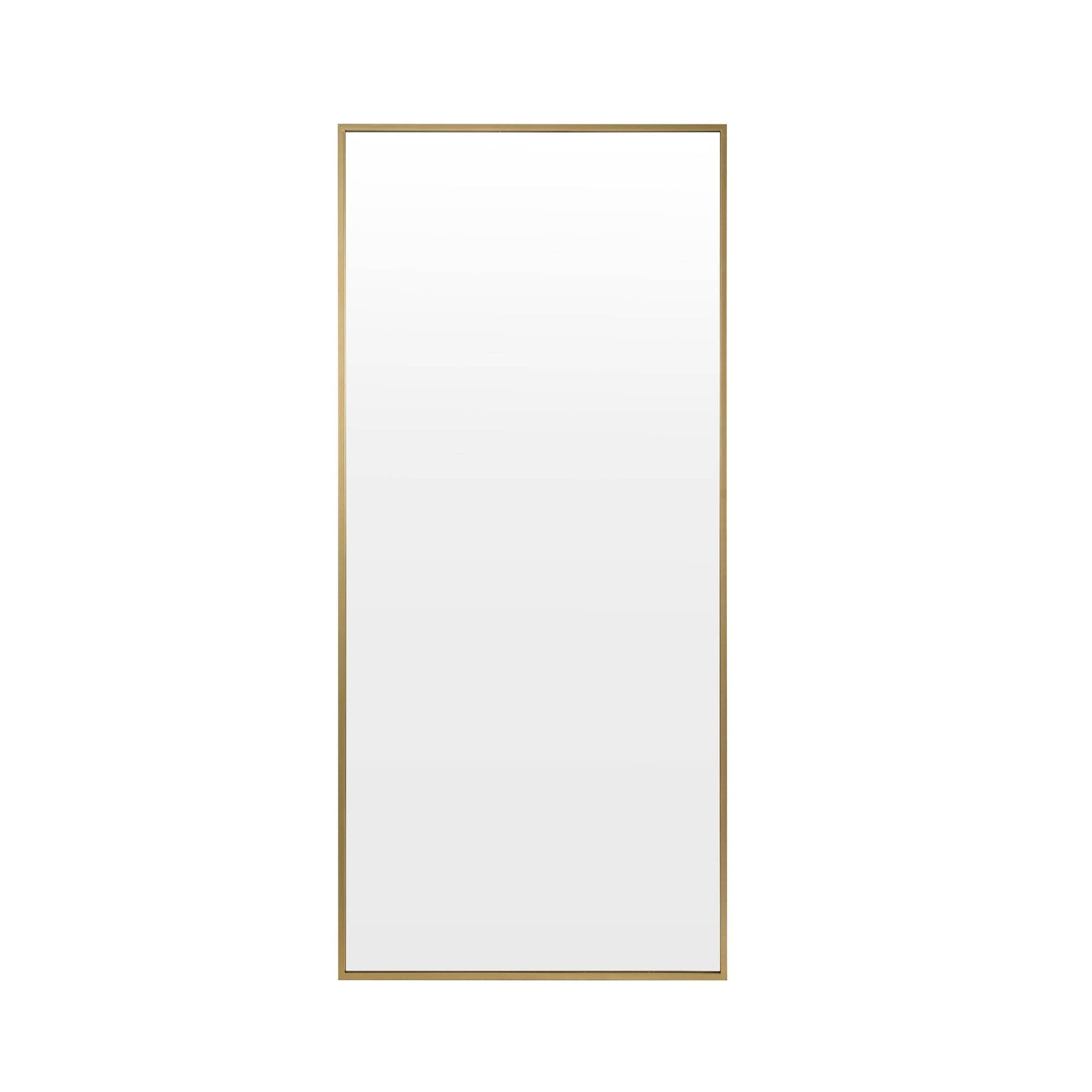 Rectangle Full Length Mirror - Gold - DUSK