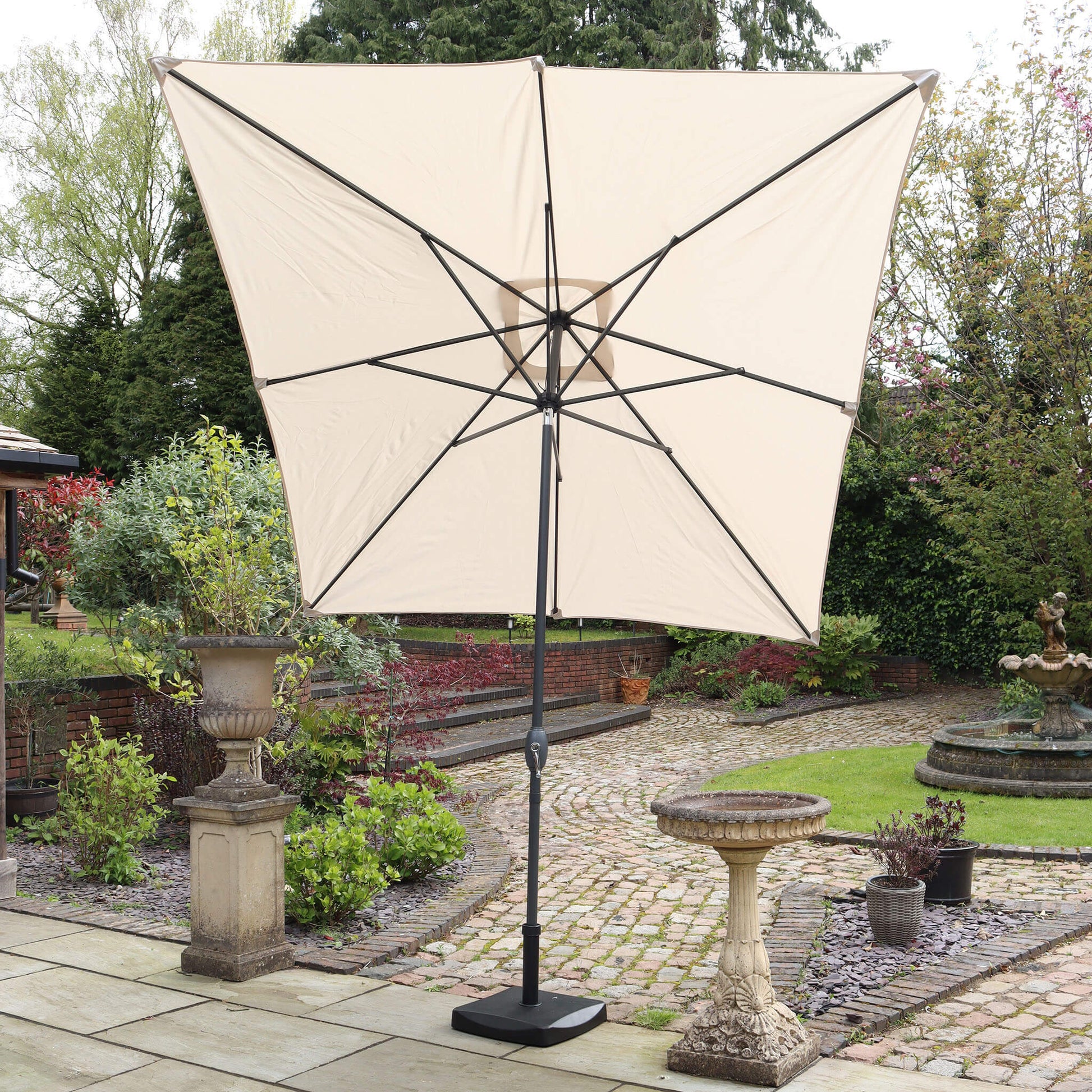 Rectangular Parasol - Ivory - DUSK
