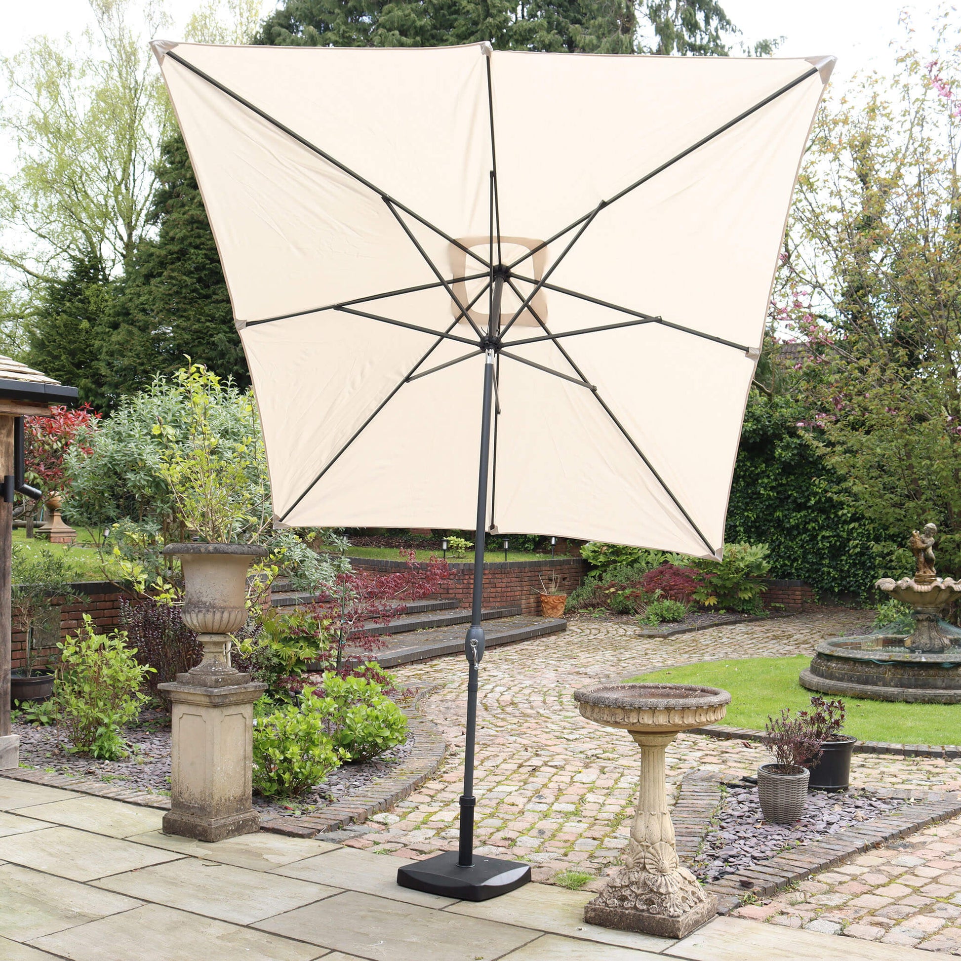 Rectangular Parasol - Ivory - DUSK